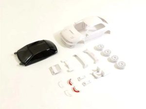 KYOSHO Bodyshell Subaru Impreza STi 22B Mini-Z + 4WD Rims (White Body)