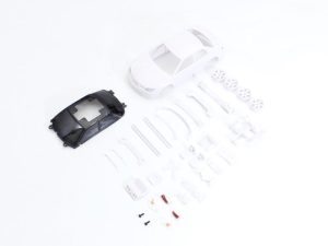 KYOSHO Bodyshell Subaru Impreza WRX Mini-Z + 4WD Rims (White Body)