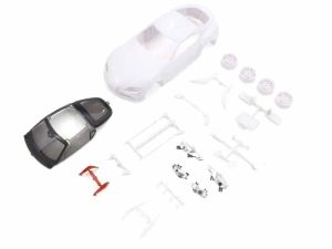 KYOSHO Bodyshell Toyota GR Supra Mini-Z + 4WD Rims (White Body)