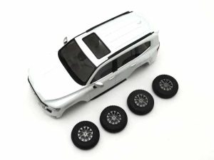 KYOSHO Bodyshell Toyota Land Cruiser 300 White Mini-Z 4X4 MX01
