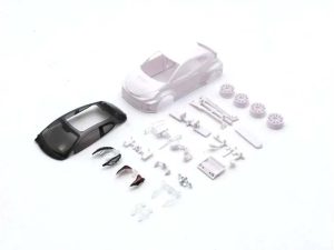 KYOSHO Bodyshell Toyota Yaris Rally Kyosho Mini-Z + 4WD Rims (White Body)