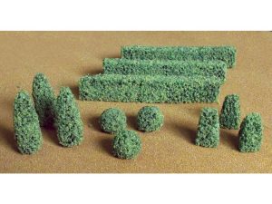 JTT Boxwood Plant, O-Scale, (15 per pack)