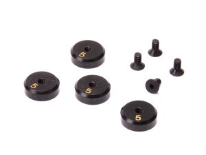 Schumacher Brass Circular Weight 5g (pk4)