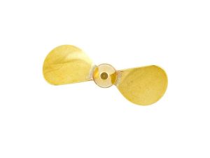 Ripmax Brass Propeller (Classic), 2 Blade, 20mm, M4, RH