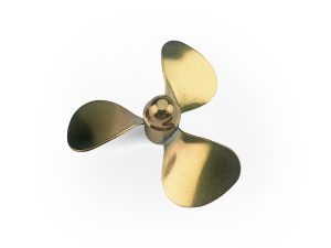 Ripmax Brass Propeller (Classic), 3 Blade, 40mm, M4, RH