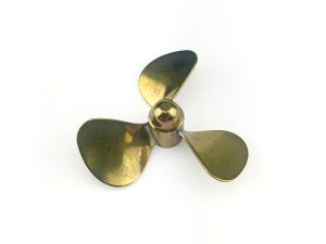 Ripmax Brass Propeller (Classic), 3 Blade, 45mm, M4, LH