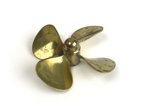 Ripmax Brass Propeller (Classic), 4 Blade, 50mm, M4, LH