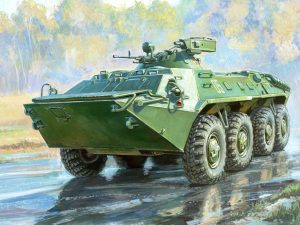 Zvezda BTR-70 w/MA-7 turret RR