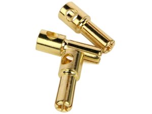 Radient Bullet Connectors, 5mm Male (3 pcs)