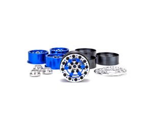 JConcepts Bulls Eye - 2.0' Crawler Wheel Blue 4 pc