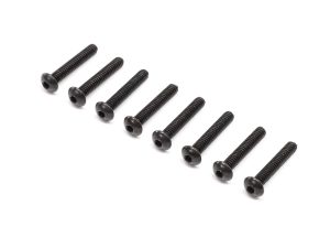Losi Button Head Screws, 2-56 x 1/2" (8)