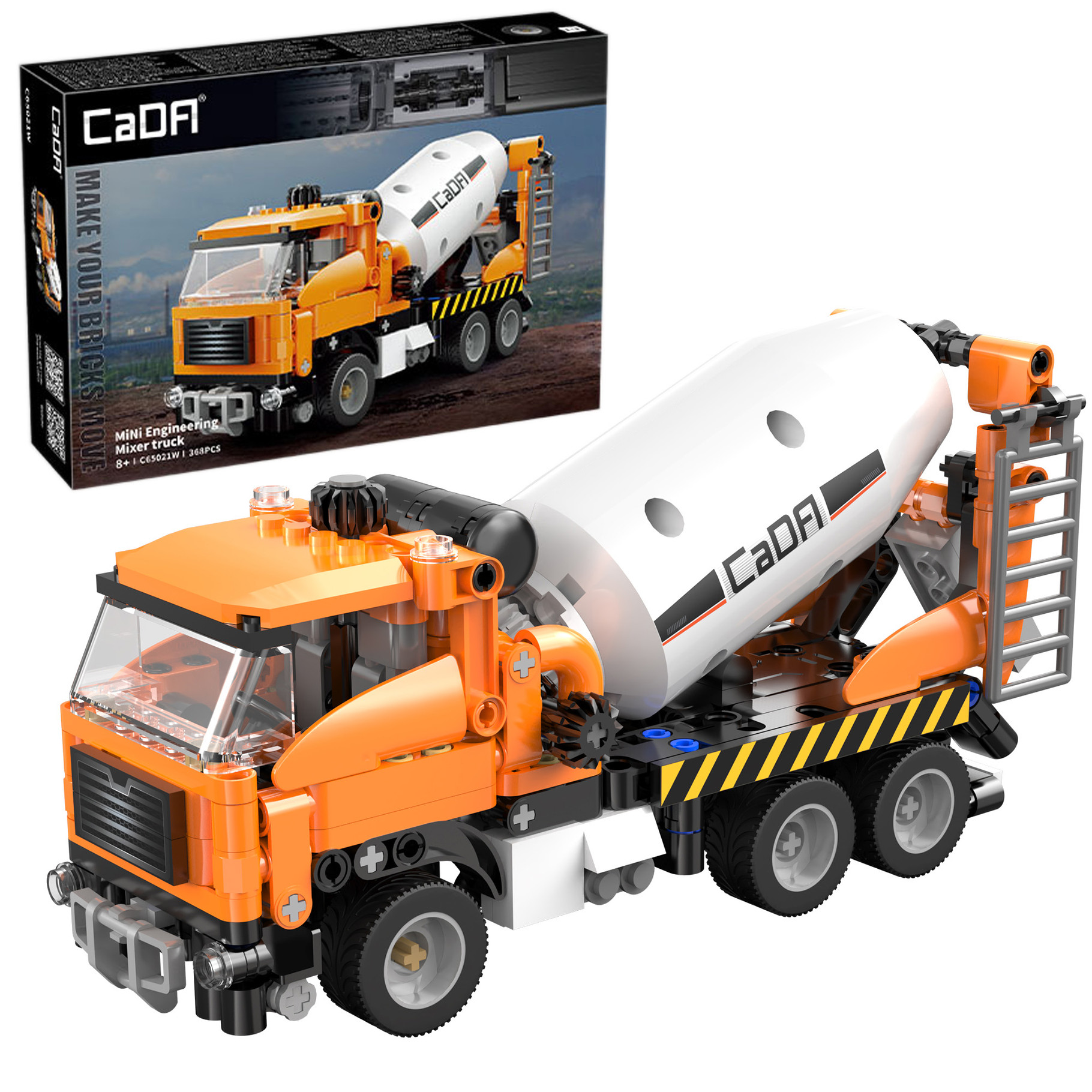 CaDA Cement Mixer Truck - 368 pcs
