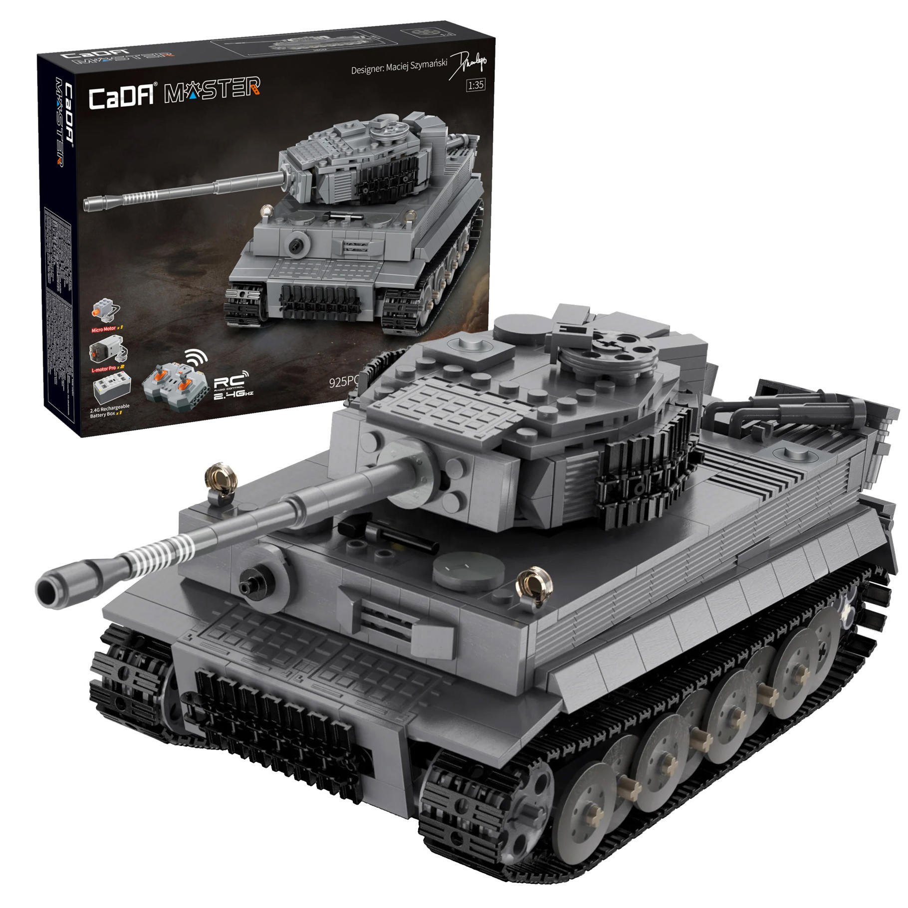 CaDA Tiger Tank - 925 pcs
