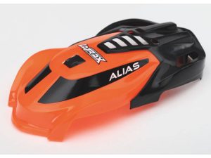 Traxxas Canopy, Alias, Orange / 1.6x5mm BCS (self-tapping) (3 pcs)