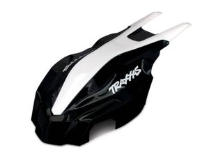 Traxxas Canopy, Front, Black / White, Aton