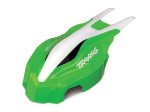 Traxxas Canopy, Front, Green / White, Aton