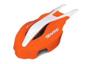 Traxxas Canopy, Front, Orange / White, Aton