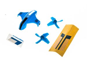 Blade Canopy Option Set with Props, Blue: Inductrix Switch