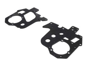 Losi Carbon Chassis Plate Set: PM-MX/SM