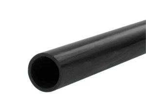 JP Carbon Fibre Round Tube, 4 × 2.5mm × 1m