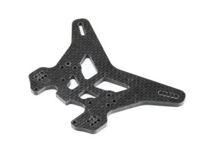 Team Losi Racing Carbon Rear Shock Tower: 8T 4.0