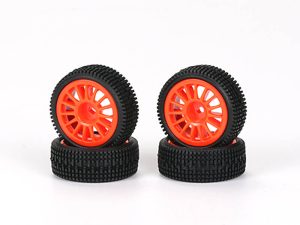 CARISMA GT24 HYUNDAI I20N RED WHEELS SET (MOUNTED)