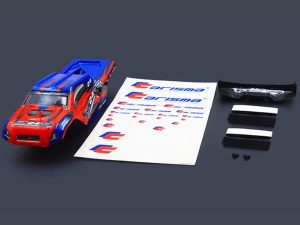 CARISMA GT24TR TRUGGY BODY PAINTED BODY SET (RED/BLUE)