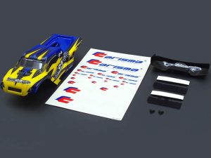 CARISMA GT24TR TRUGGY BODY PAINTED BODY SET (YELLOW/BLUE)