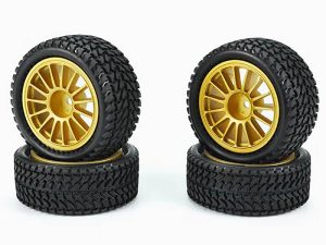 CARISMA M48S GRAVEL SPEC TIRES SET (MOUNTED)