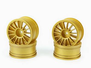 CARISMA M48S MULTI SPOKE WHEELS SET 12MM HEX (GOLD)