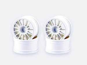 CARISMA M48S MULTI SPOKE WHEELS SET (WHITE)