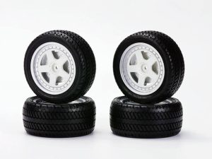 CARISMA M48S NISSAN R32 WHEEL & TYRE SET (MOUNTED)