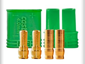 Castle Creations 4mm Polarized Bullet Connector 1pr