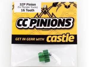Castle Creations CC PINION (Aluminium) 16t - 32 Pitch 5mm shaft