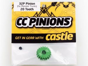 Castle Creations CC PINION (Aluminium) 20t - 32 Pitch 5mm shaft