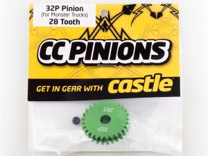 Castle Creations CC PINION (Aluminium) 28t - 32 Pitch 5mm shaft