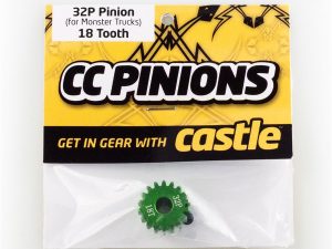 Castle Creations CC PINION (Aluminium)18t - 32 Pitch 5mm shaft