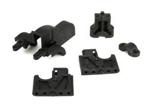 Center Diff Mount, Drivetrain Mount & Gear Cover: 1/5 DB XL