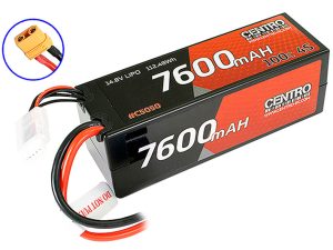 CENTRO 4S 7600MAH 14.8V 100C HARDCASE LIPO BATTERY XT90