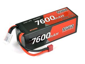CENTRO 7600MAH 4S 14.8V 100C HARDCASE LIPO BATTERY