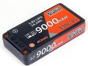 CENTRO HV 1S 9000MAH 3.8V 130C HARDCASE LIPO BATTERY (5mm)