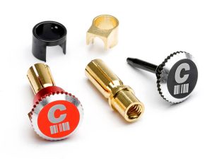 CENTRO LOCKDOWN HEATSINK BULLET PLUG GRIPS WITH 5MM BULLETS