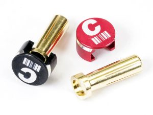 CENTRO LOWPRO HEATSINK PLUG CONNECTOR GRIPS w/5MM BULLETS