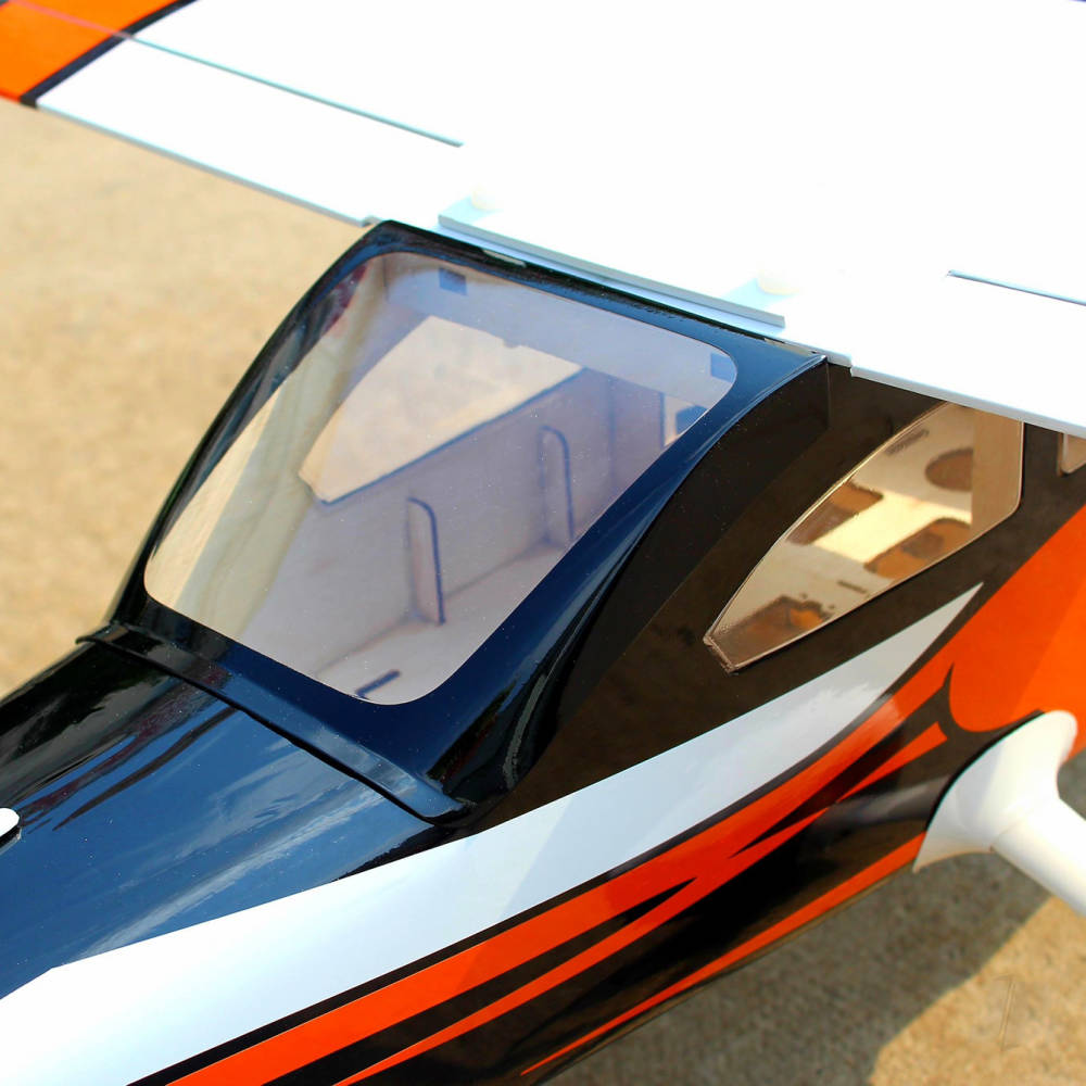 Seagull Cessna Turbo Skylane 182 (10cc / 4s) 1.75m / 69in, Black/Orange/White - Image 9