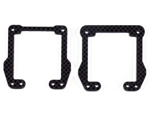 Schumacher C/F Susp Risers; Fr and Rr - Mi2/EC