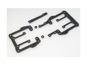 Schumacher C/F Teemu Riser Plates ; 2.0mm - Mi2/EC