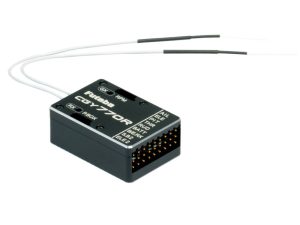 Futaba CGY770R-GPB1 3-Axis F3C/F3N/3D Helicopter Gyro, T-FHSS/FASSTest Rx and Governor with Programmer