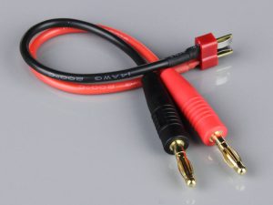 Radient Charge Lead, 4mm Bullet to Deans Male, 14AWG, 150mm (ESC End)