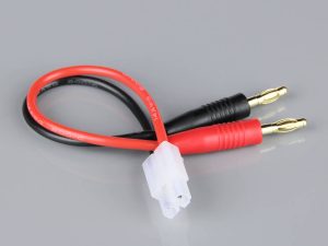 Radient Charge Lead, 4mm Bullet to Tamiya Male, 14AWG, 150mm (ESC End)