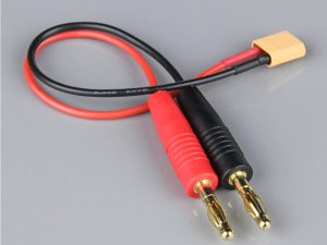 Radient Charge Lead, 4mm Bullet to XT30 Male, 18AWG, 150mm (ESC End)